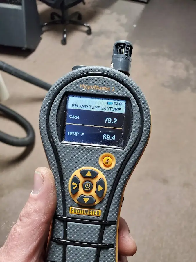 Moisture meter humidity assessment for Mold Remediation & Removal in San Martin